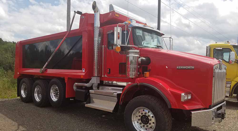 Red Dump Truck Front- Countryside Body & Welding, Inc.| North Lawrence, OH and Massillon, OH